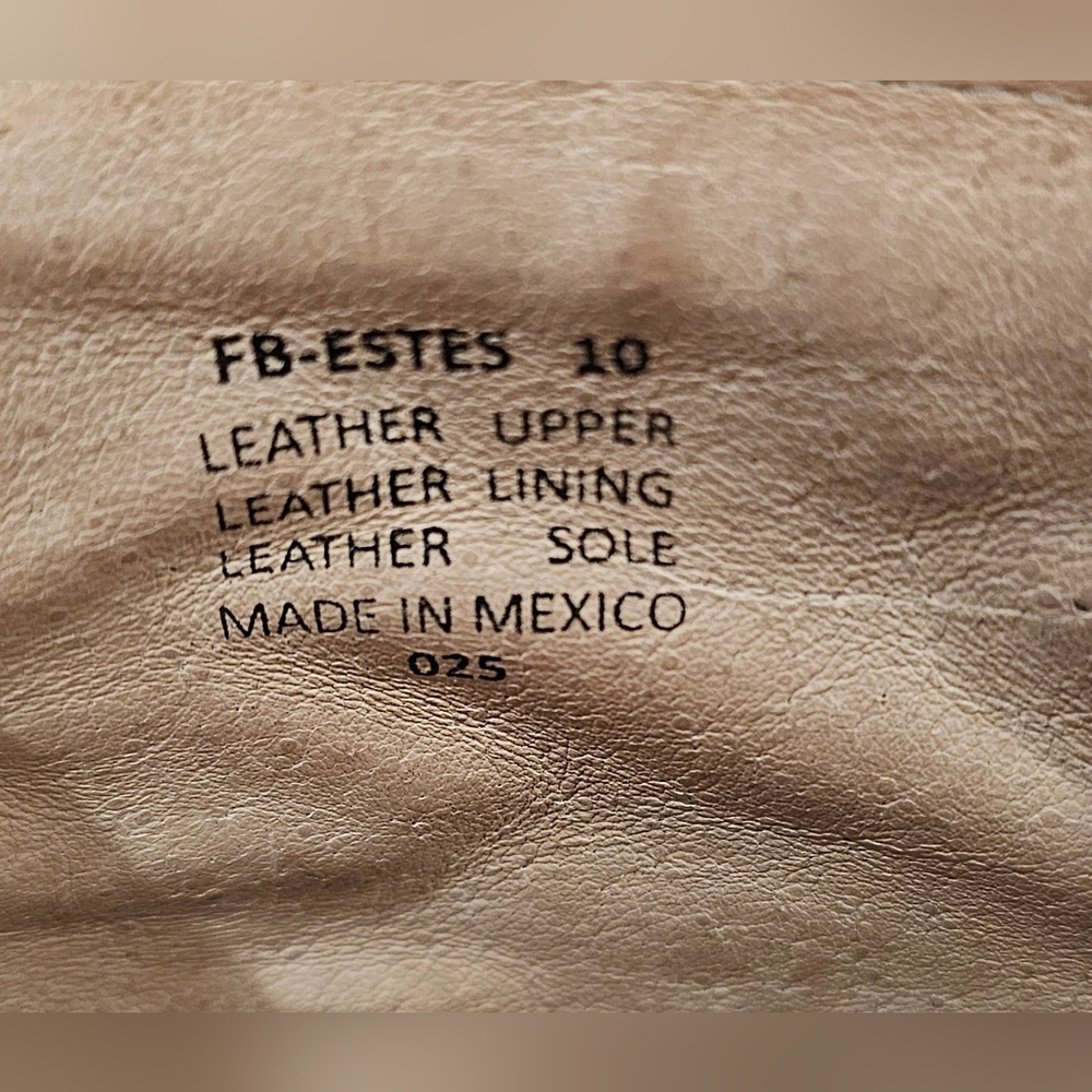 Freebird Estes Brown 10 OG EUC - Picture 6 of 7